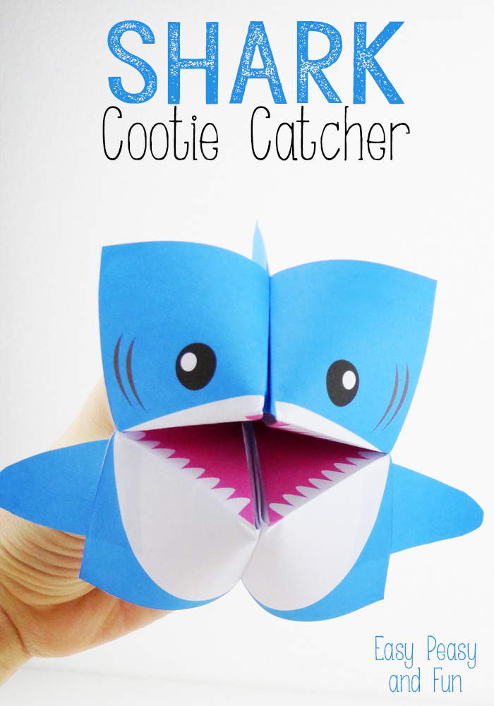 Shark-Cootie-Catcher-Origami